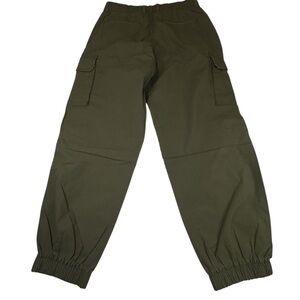 NWT Uniqlo Cargo Jogger Pants Men's Medium Cotton Green Wide Fit Stretch Casual